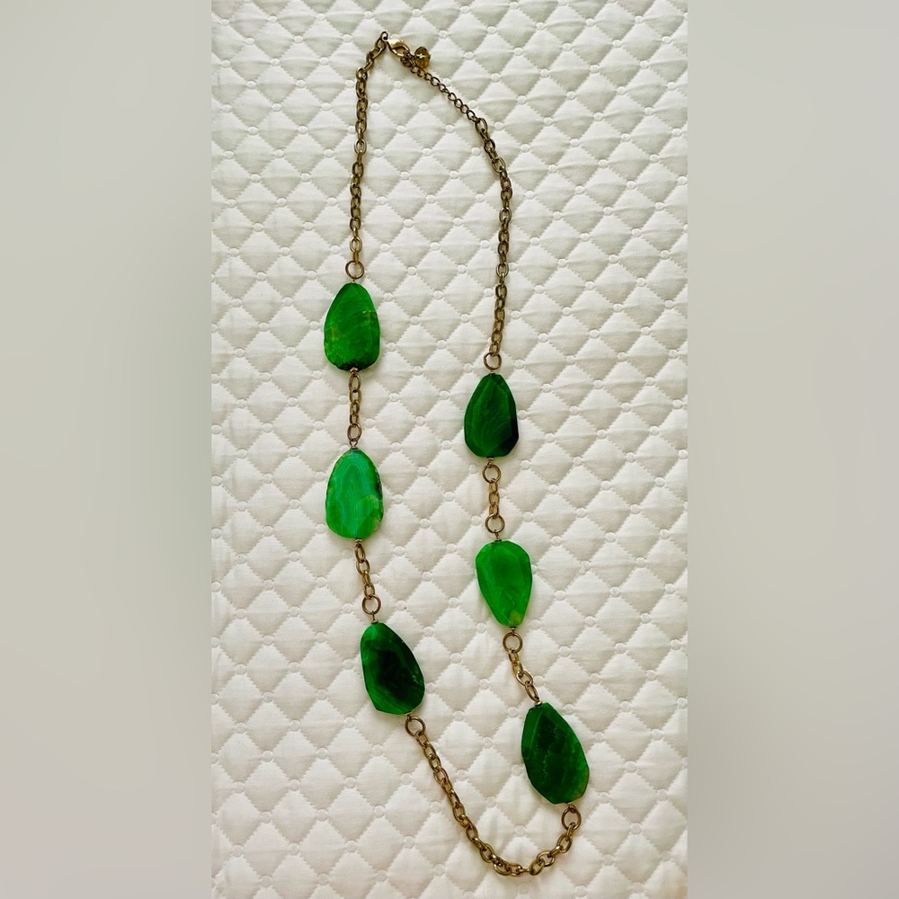 Green Stone Necklace